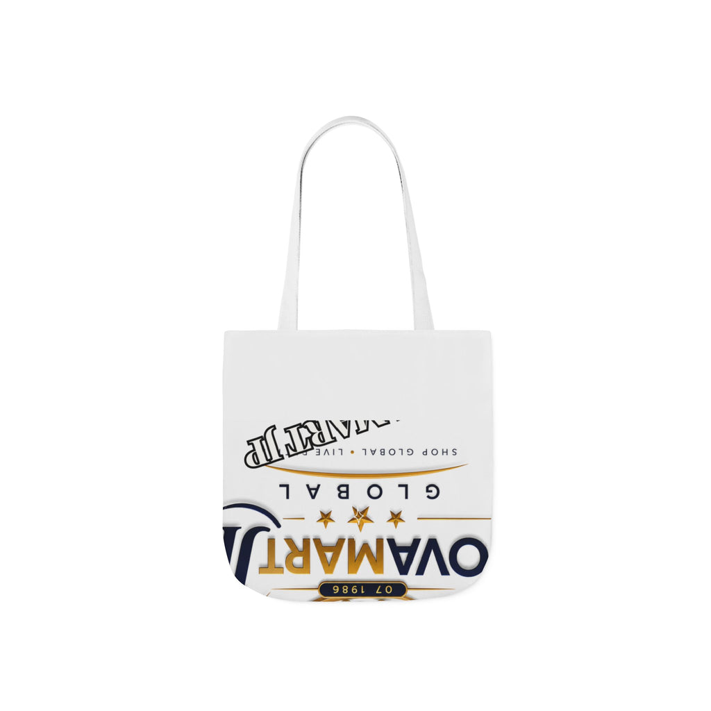 Global Shopper Logo Canvas Tote — JP Emblem Eco Bag