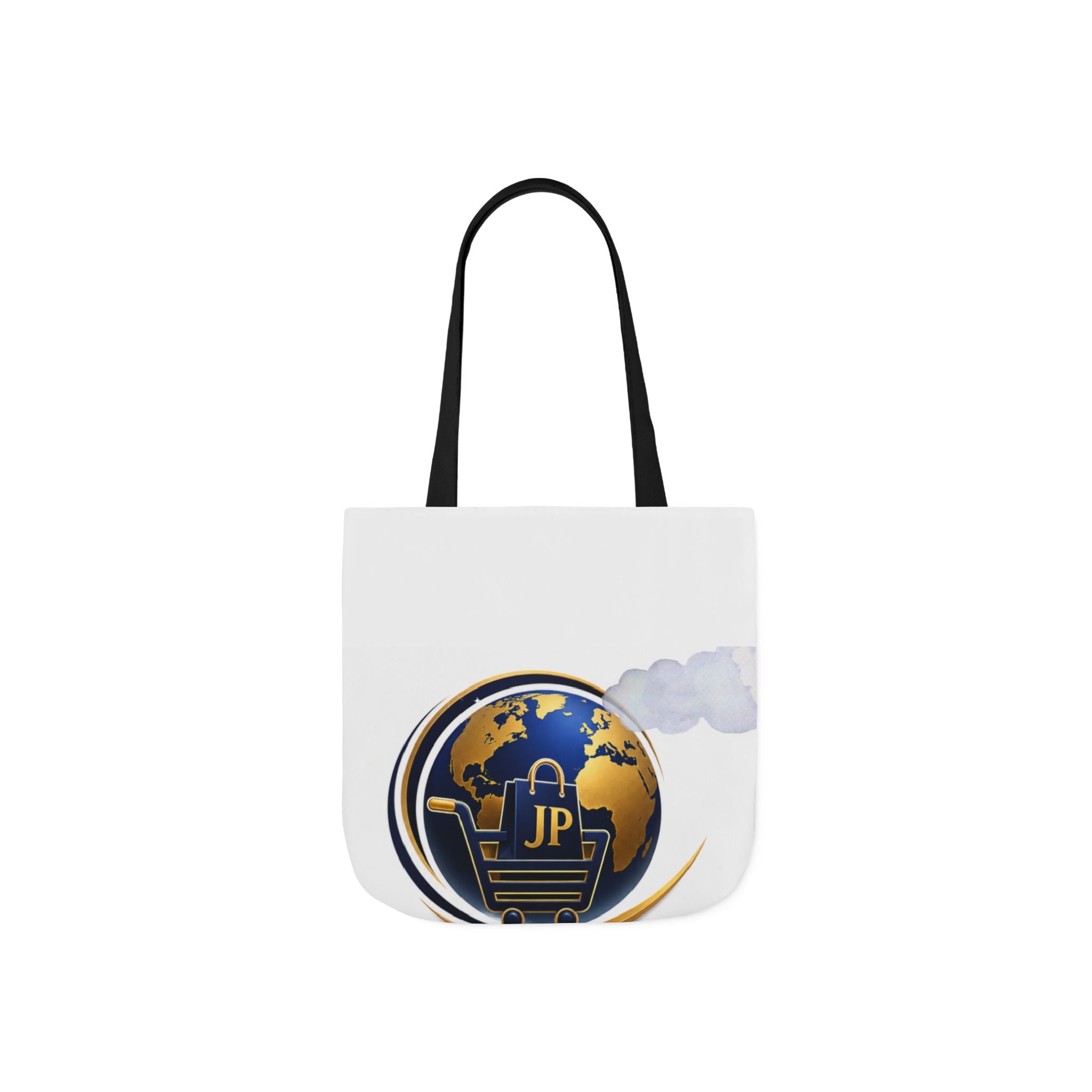 Global Shopper Logo Canvas Tote — JP Emblem Eco Bag