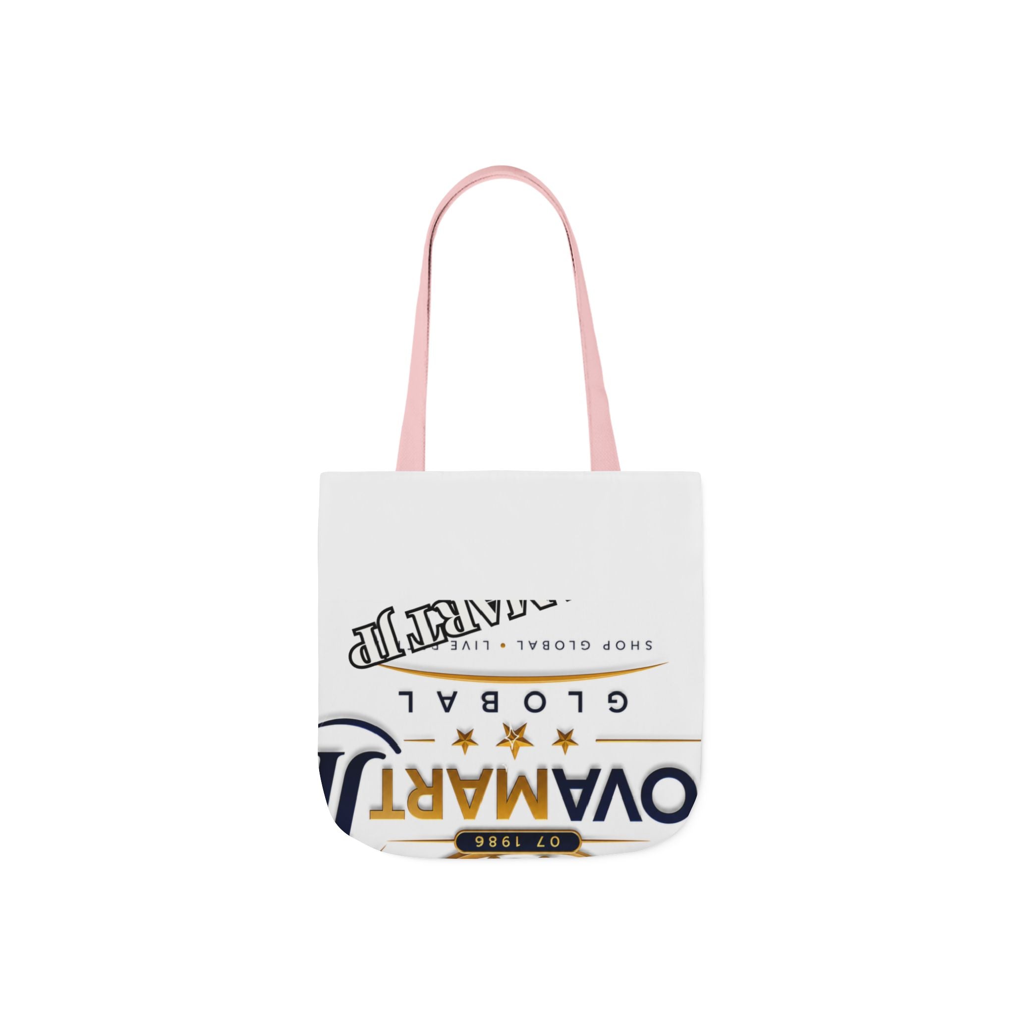 Global Shopper Logo Canvas Tote — JP Emblem Eco Bag