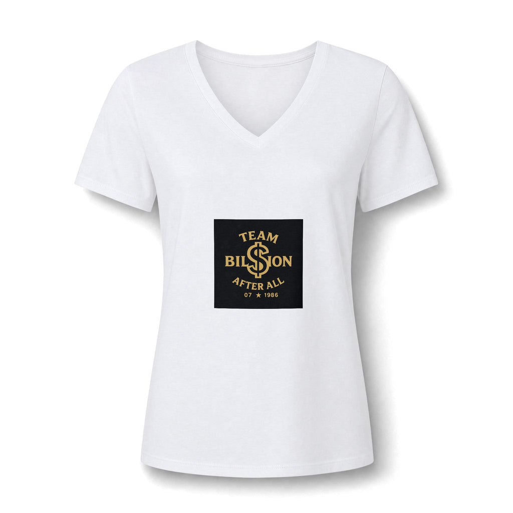 Team Bilon V-Neck Tee — 'After All' Tribute Graphic