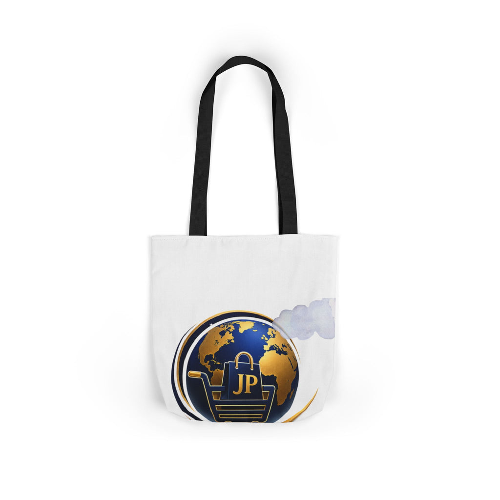 Global Shopper Logo Canvas Tote — JP Emblem Eco Bag
