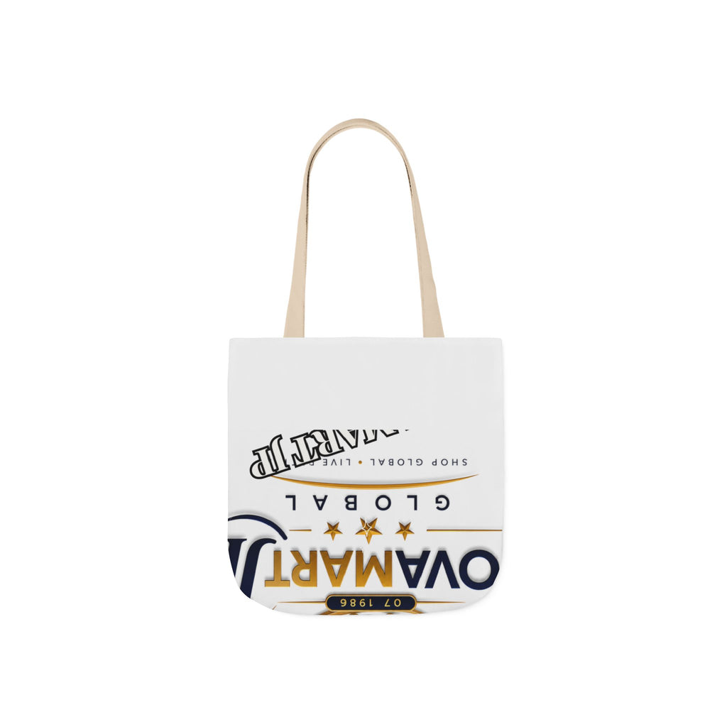 Global Shopper Logo Canvas Tote — JP Emblem Eco Bag