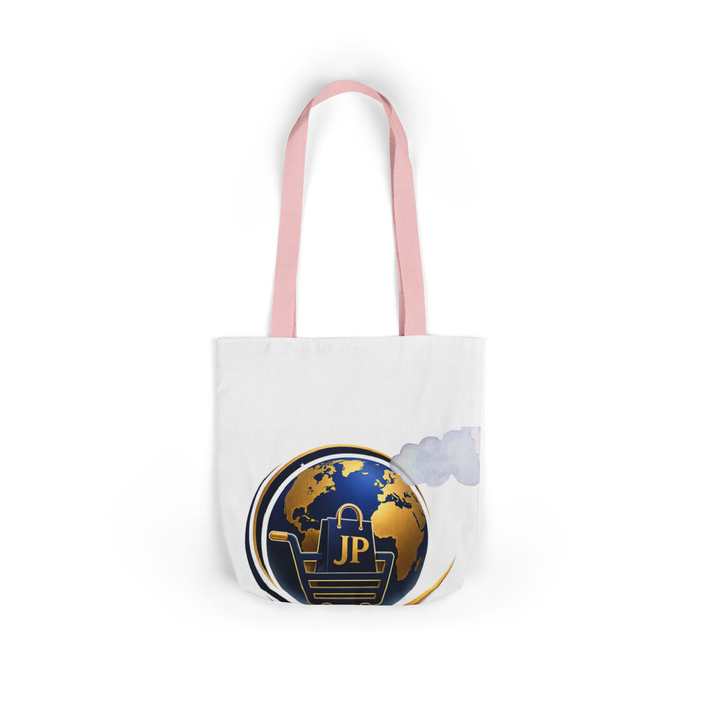 Global Shopper Logo Canvas Tote — JP Emblem Eco Bag