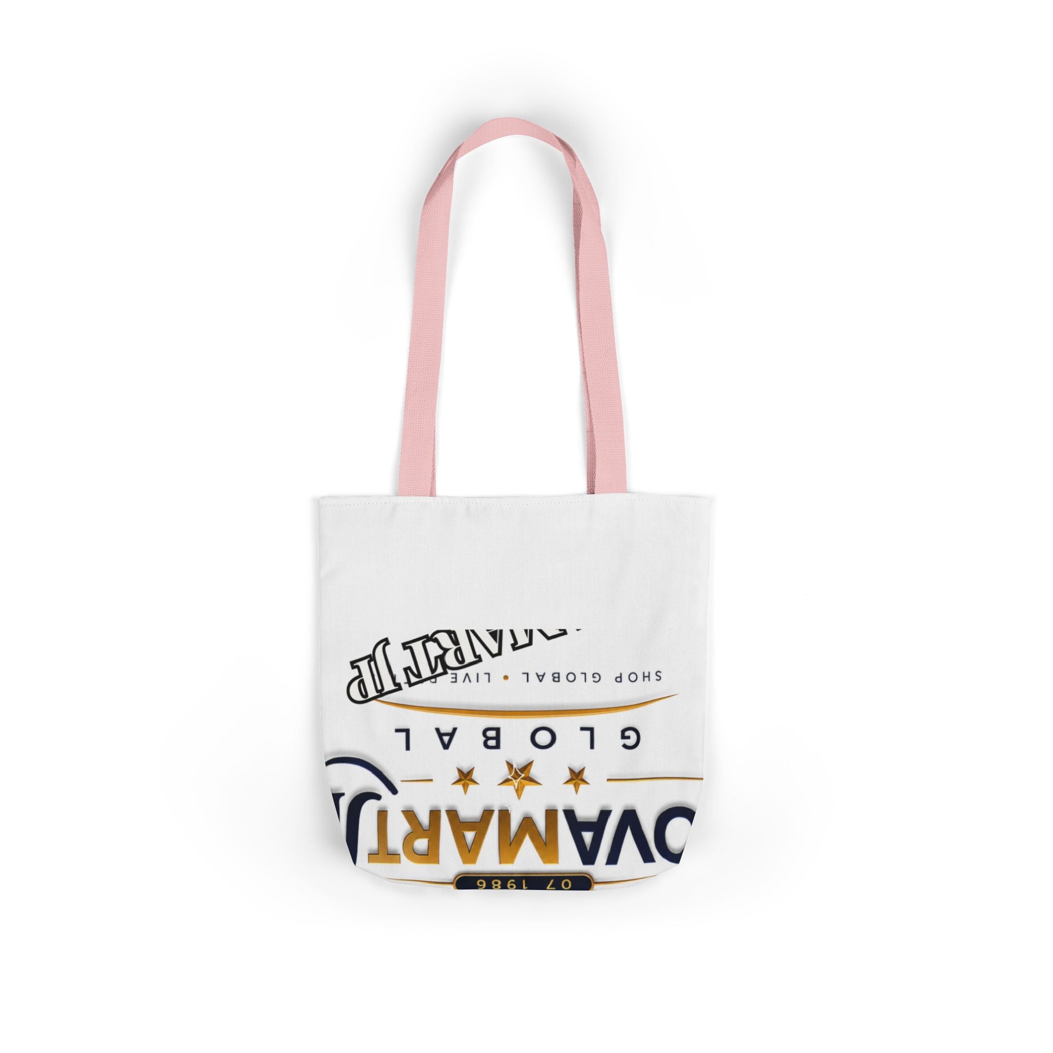 Global Shopper Logo Canvas Tote — JP Emblem Eco Bag