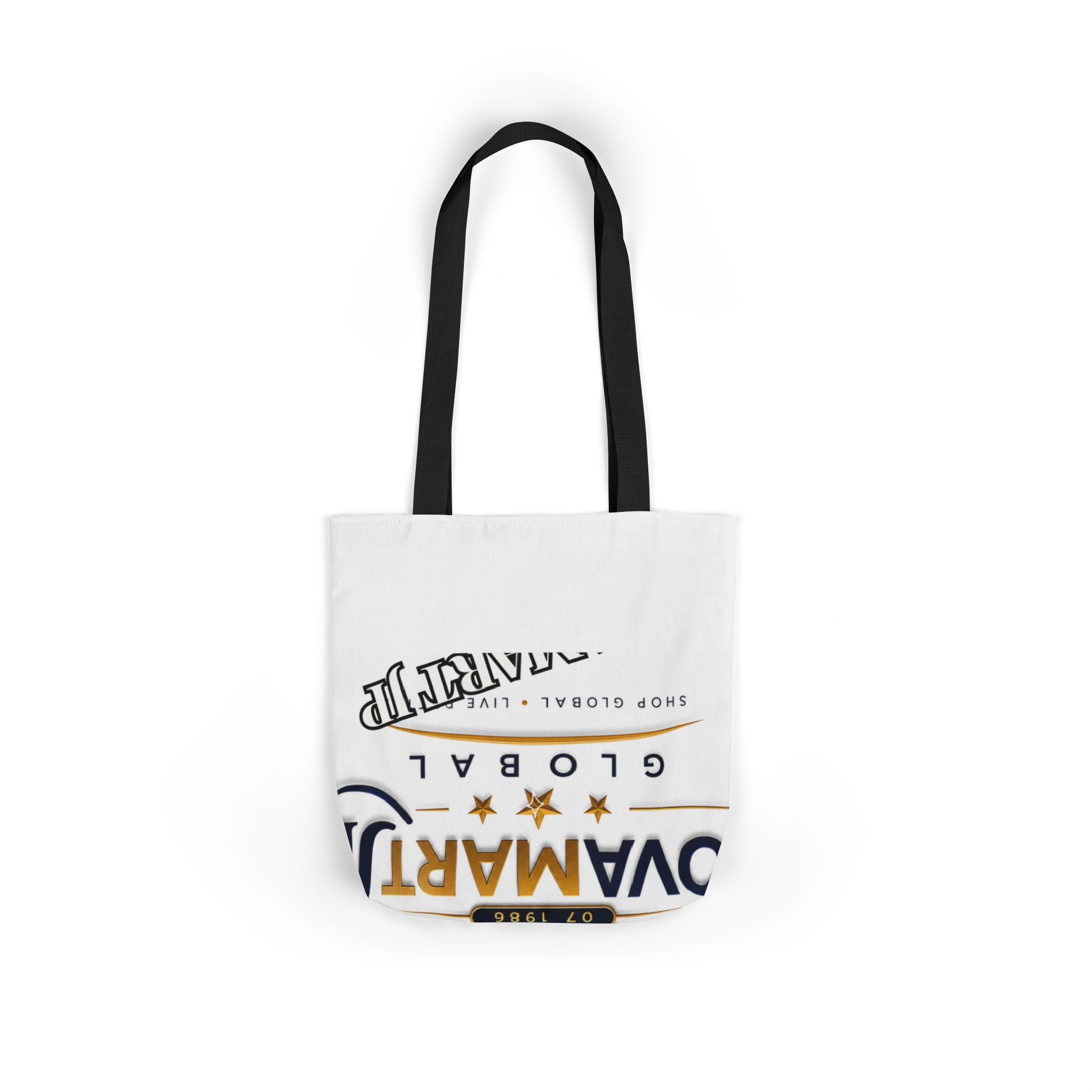 Global Shopper Logo Canvas Tote — JP Emblem Eco Bag