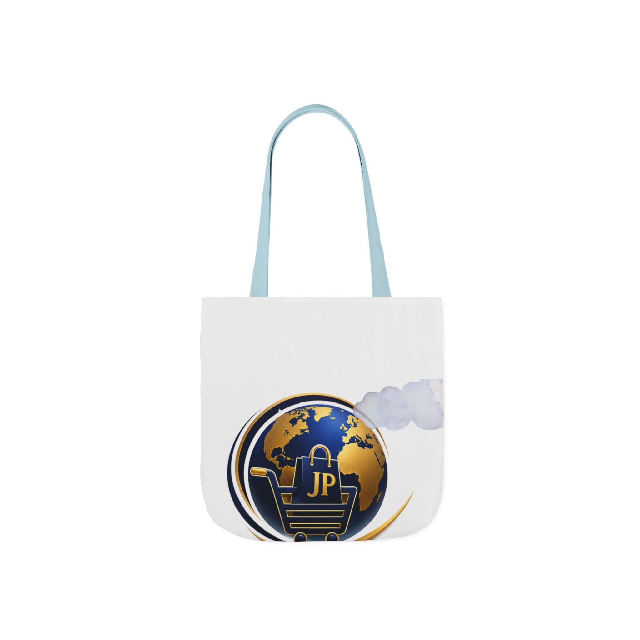 Global Shopper Logo Canvas Tote — JP Emblem Eco Bag