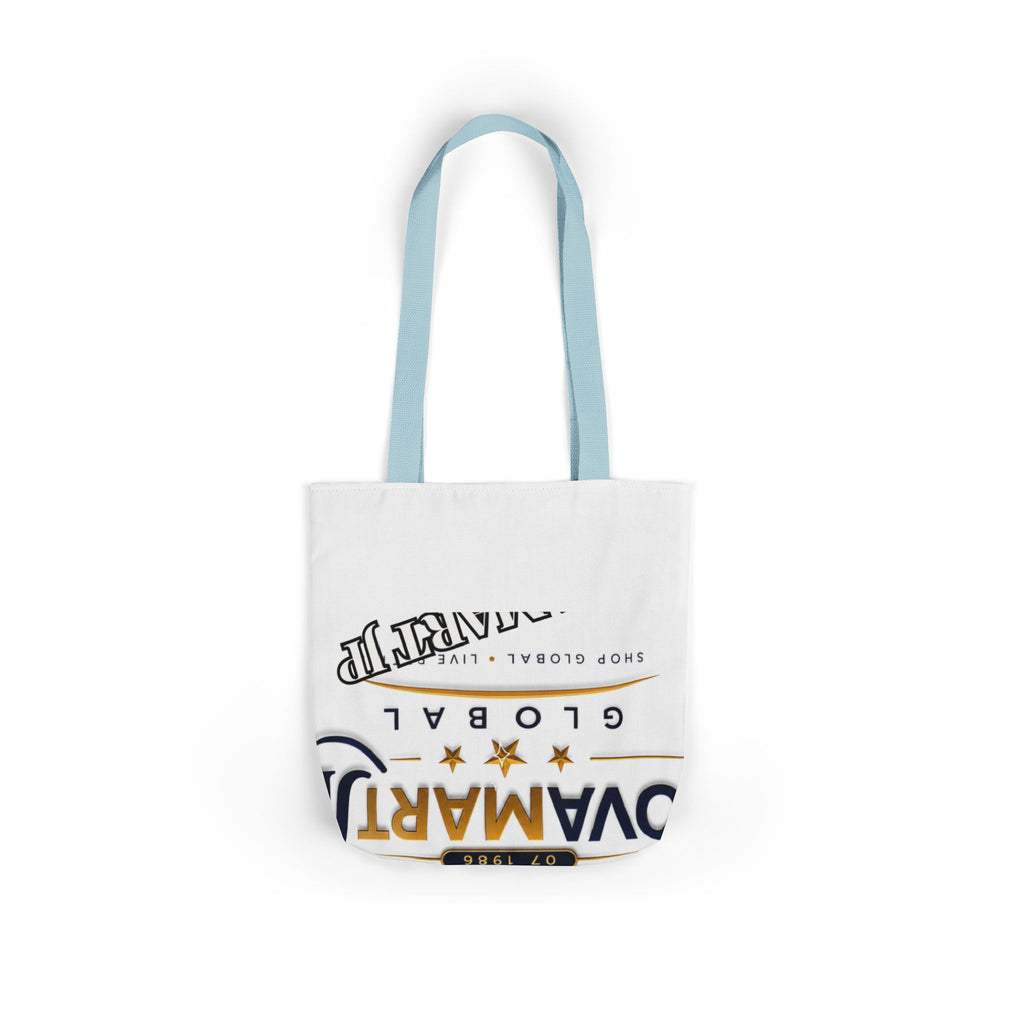 Global Shopper Logo Canvas Tote — JP Emblem Eco Bag