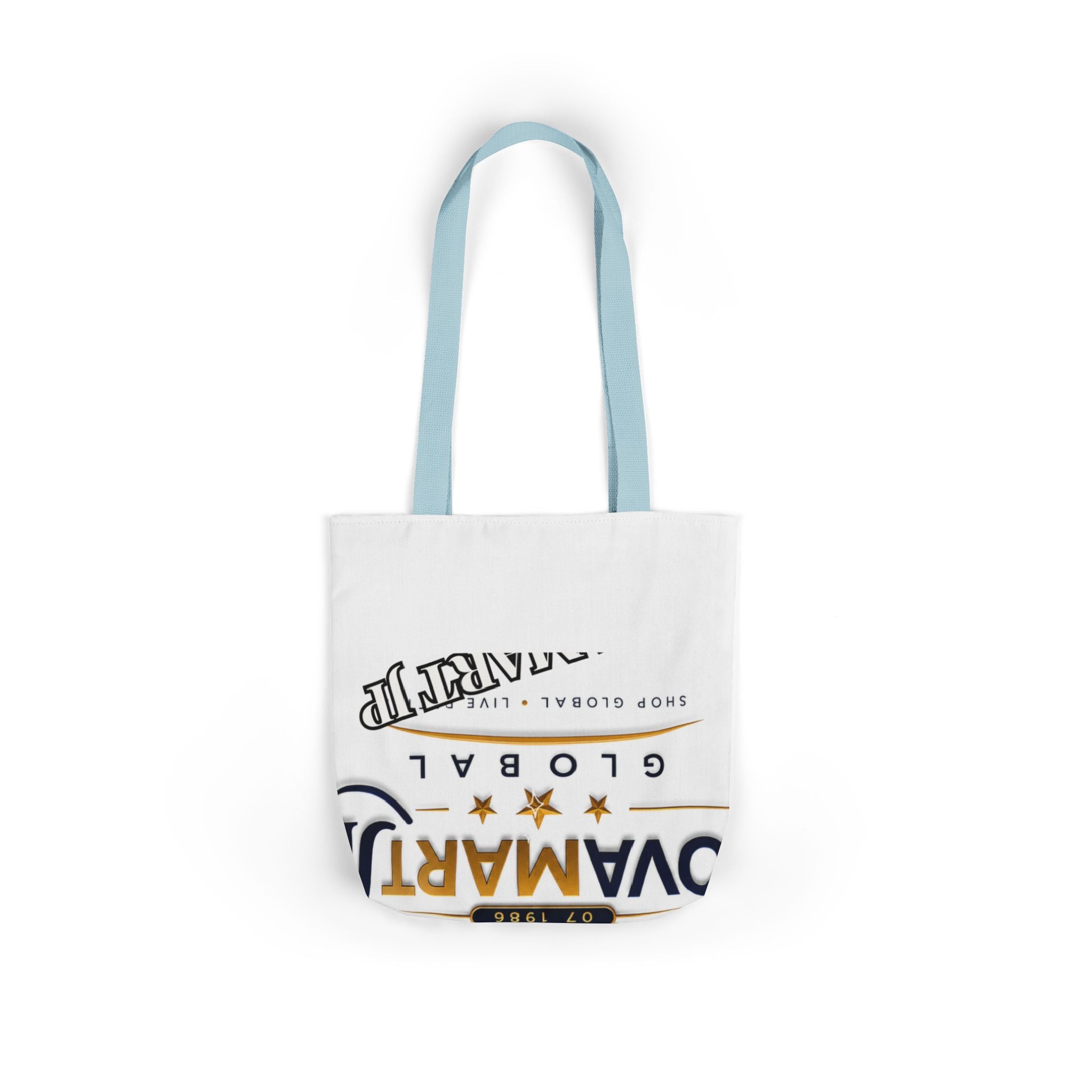 Global Shopper Logo Canvas Tote — JP Emblem Eco Bag