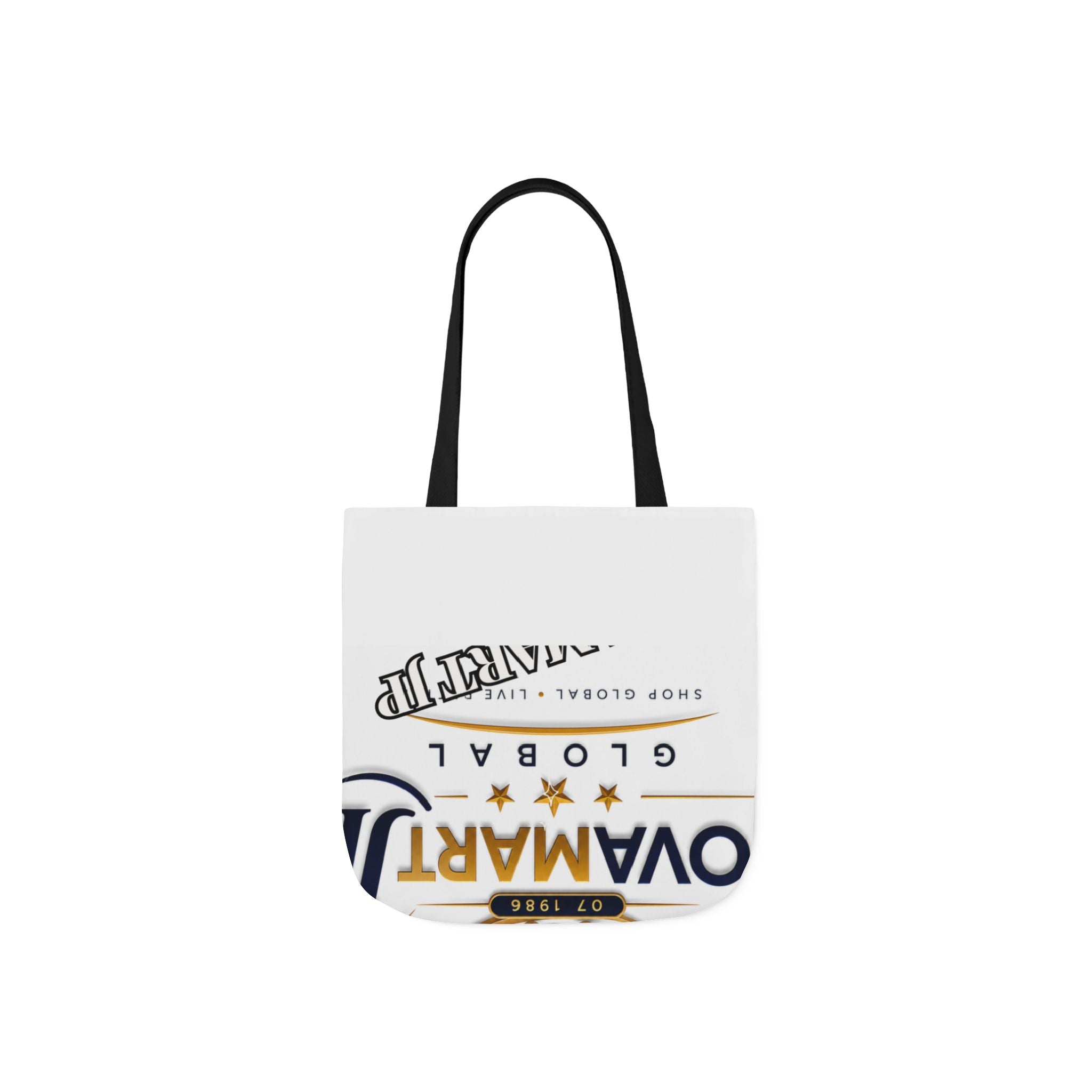 Global Shopper Logo Canvas Tote — JP Emblem Eco Bag
