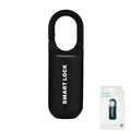 Smart Fingerprint Padlock for Locker Small Rechargeable Fingerprint Lock Keyless Biometric Thumbprint Padlock Locker Suitcase