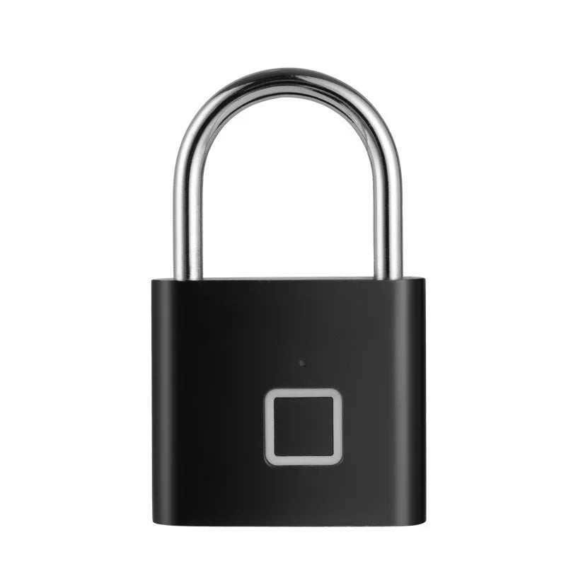 CDOK P2 Smart Fingerprint Padlock Waterproof Zinc Alloy Biometric Padlocks With Buit-in Rechargeable Battery USB Charge