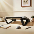 Ergonomic adjustable laptop stand with tilt and height adjustment - portable for MacBook, PC, minimalist design