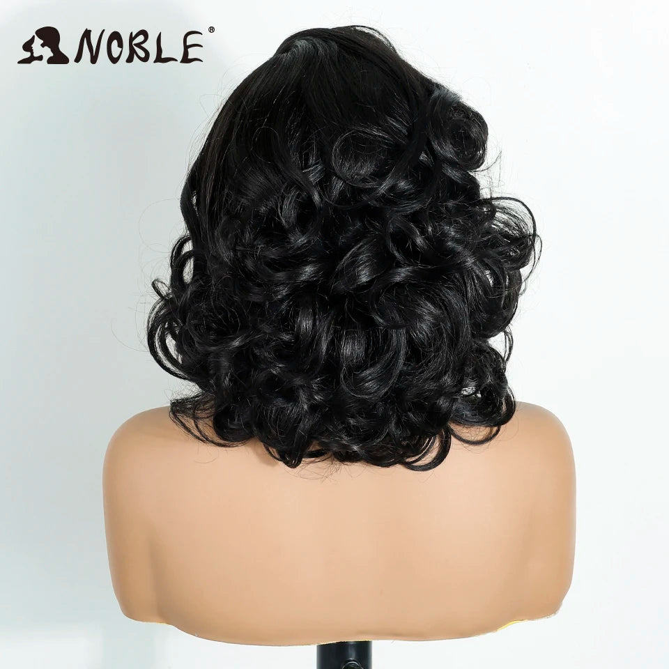 Noble Synthetic Lace Front Wig Wavy Lace Wig Ombre Lace Front Wig Cosplay Wig Natural Wigs For Women Lace Wig synthetic Lace Wig