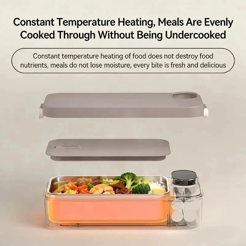 Hot USB Electric Lunch Box 900ml Portable Insulated Electric Lunch Box Suitable For Adult Office School Travel 2026 New.