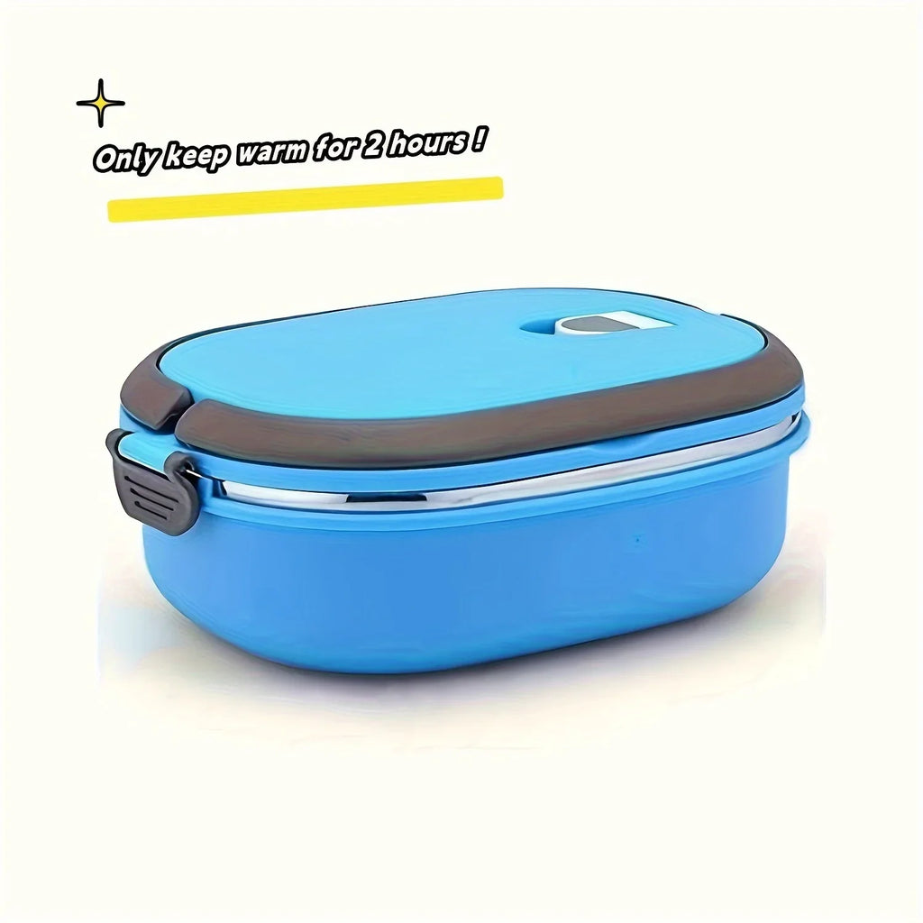 1pc Rectangular Lunch Box, Bento Box, Student Office Worker Insulated Lunch Box, Portable Lunch Box, Single-layer Lunch Box