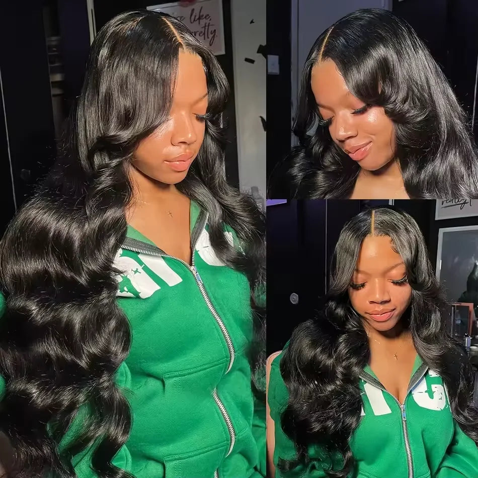 Glueless Wig Body Wave Human Hair Ready To Wear Wigs 4x4 Lace Closure Wig Wear And Go Glueless Wig Pre Plucked