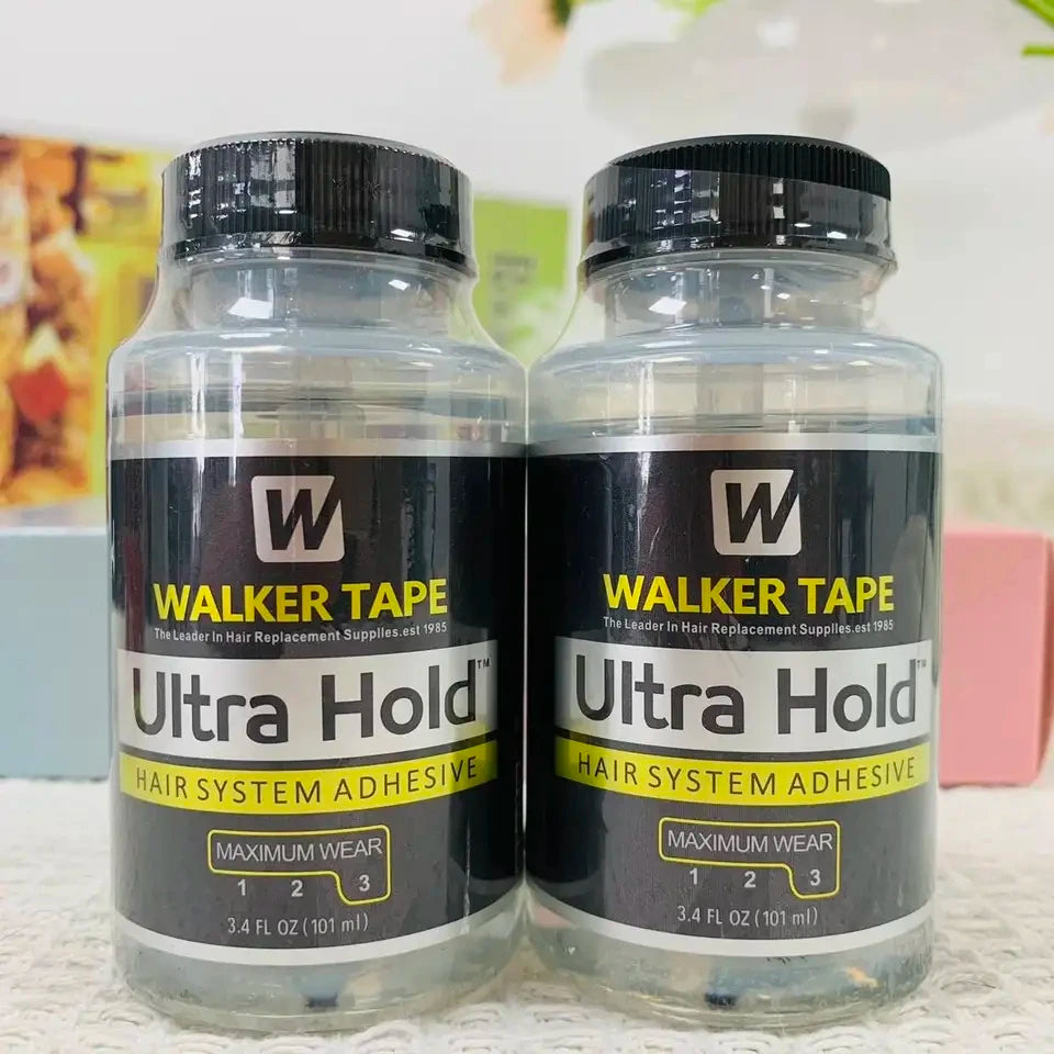 Ultra hold Walker tape hair glue for lace wig 101ml bond  lace wig glue waterproof men's toupee glue hair glue for lace wig
