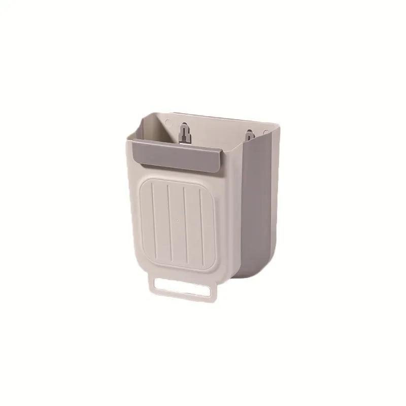 Foldable Hanging Trash  New Bin for Kitchen Thick Large Mouth Multi Functional Waste Bin Garbage Bin trash can foldable bin