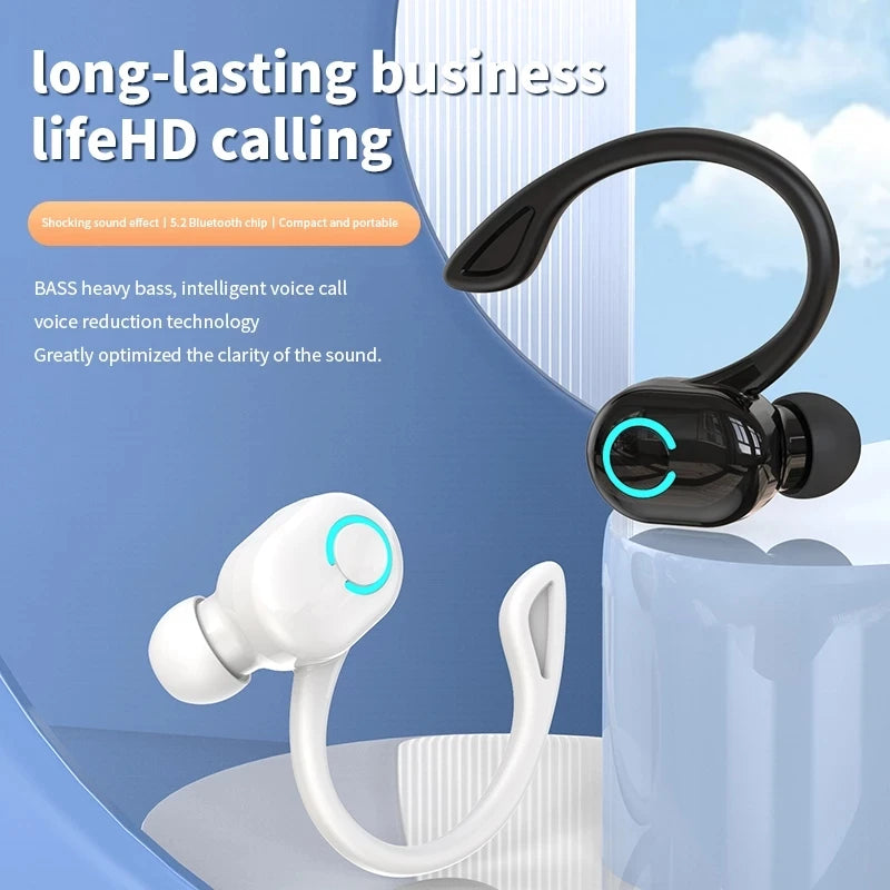 1PCS Wireless Headphones Bluetooth 5.0 Earphones With Mic Single in-Ear Sport Waterproof TWS Earbuds Bluetooth Handsfree Headset