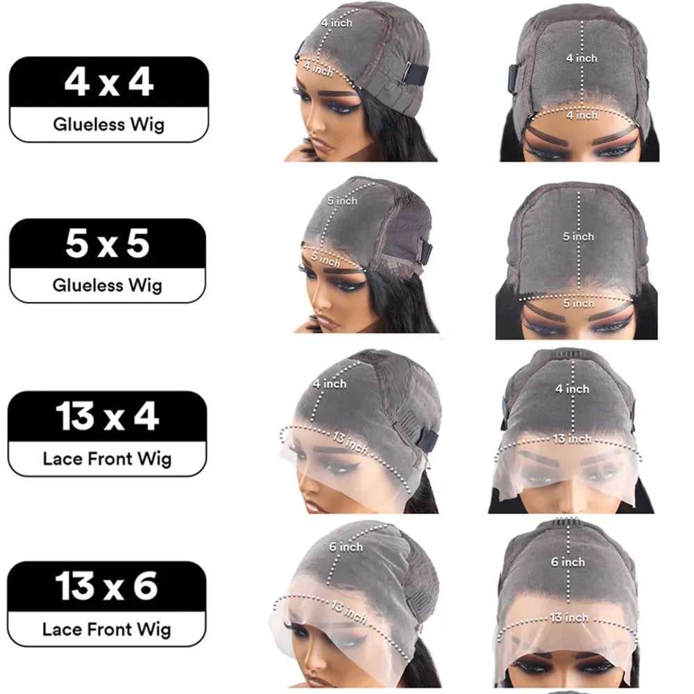 Glueless 5x5 Ready To Wear Deep Wave Hd Lace Clousure Wig Human Hair Pre Plucked 13x6 Hd Frontal Curly Brazilian Wigs For Women