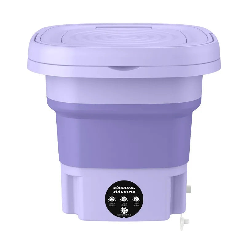 Best-selling folding washing machine - portable and simple - ideal for quick cleaning of underwear, socks during business trips.