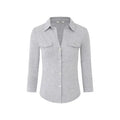 POLO Neck Long-sleeved Shirt for Women in Autumn New Waist-hugging Slim American Sweet and Spicy Top