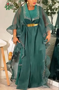 African dresses for woman Turkey dress Robe Africaine African clothing Musilm Boubou Africain femme 2026 New wears 2 piece set