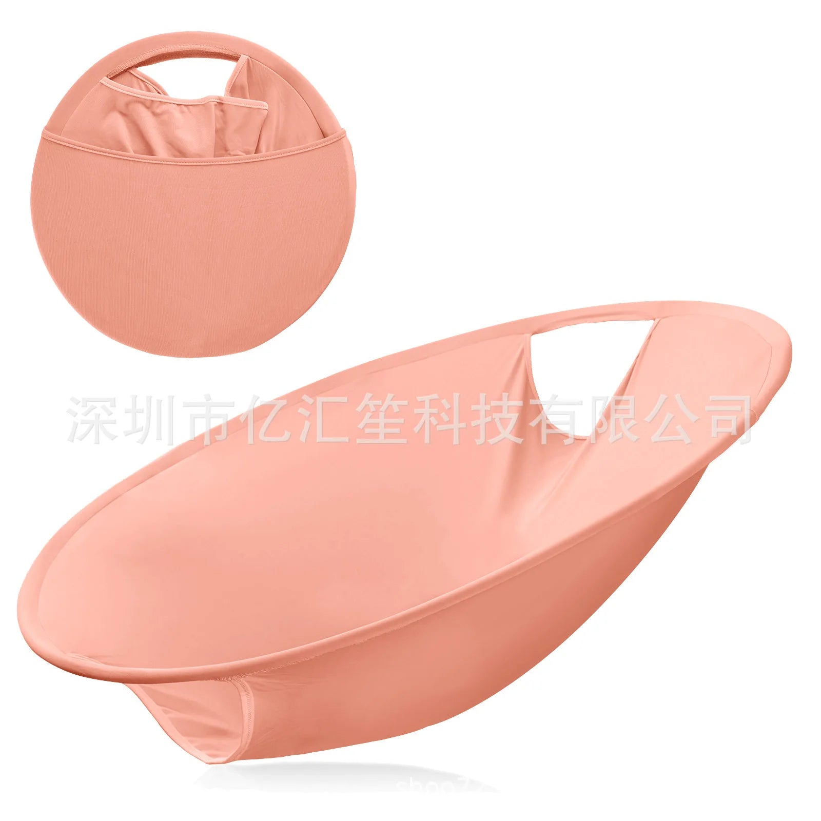 Foldable Laundry Basket Portable Clothes Hamper for Washing Machine, Elastic Laundry Organizer Bag with Handle, Space Saving Sto