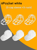 Washing Machine Hat Washing Protector Hat Cleaning Machine Washable Laundry Bag Anti-Deformation Secure Hat Storage Solution