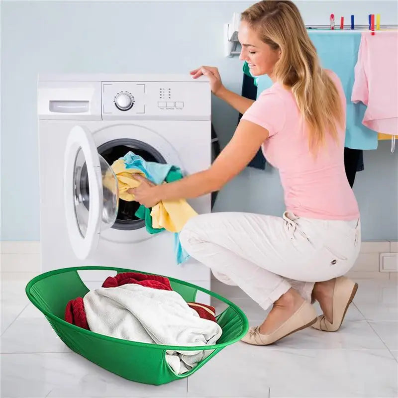 New Portable Foldable Laundry Basket, -Up Foldable Laundry Basket For Washing Machines