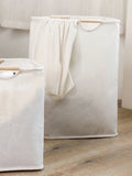 Foldable Laundry Hamper Portable Fabric Dirty Clothes Basket Clothes Storage Basket Household