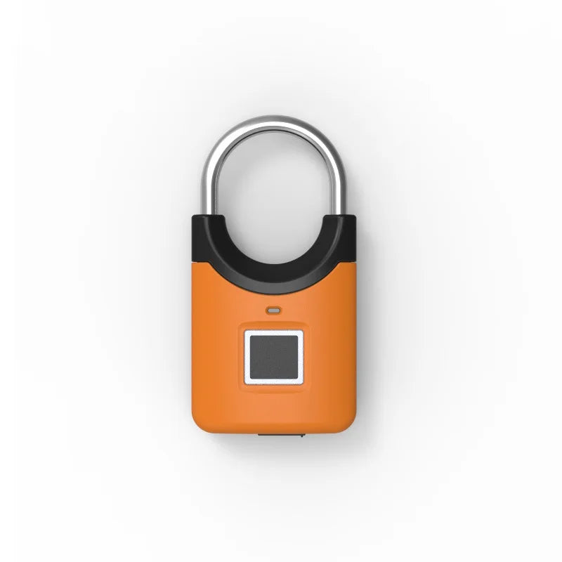 Smart Fingerprint Padlock Mini Electronic Security Locker Fingerprint Lock Anti-Theft USB Charge For Bike Gym Locker Luggage