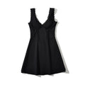 Mini dresses for women 2024 Summer white lace dress bodycon sexy knitted dresses elegant evening party dresses vintage clothes