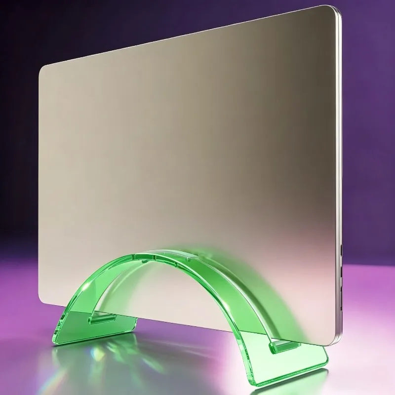 Acrylic Desktop Stand Portable Acrylic Stand Acrylic Vertical Laptop Stand with High Stability for Personal for Organizing