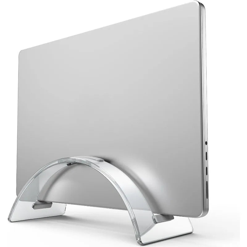 Acrylic Desktop Stand Portable Acrylic Stand Acrylic Vertical Laptop Stand with High Stability for Personal for Organizing