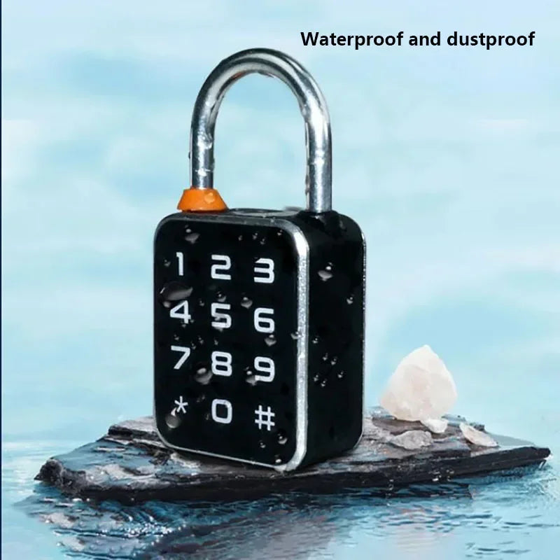 Smart Padlock Tuya APP+Fingerprint+Password 3 In 1 Electric Biometric Lock IP65 Keyless Mini Smart Locks Anti-theft Padlocks