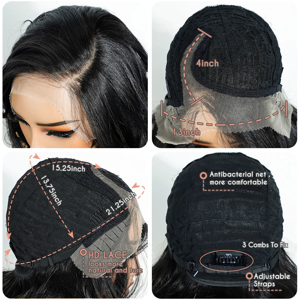 Noble Synthetic Lace Front Wig Wavy Lace Wig Ombre Lace Front Wig Cosplay Wig Natural Wigs For Women Lace Wig synthetic Lace Wig