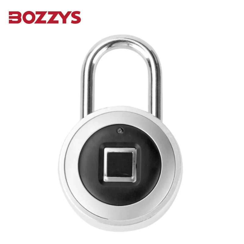 Smart Lock Fingerprint Padlock IP68 Waterproof 0.5s Unlock 20 Fingerprints USB Rechargeable for Luggage Gym Office Safe