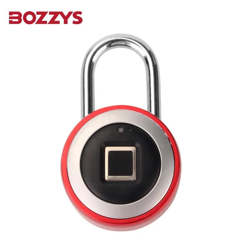 Smart Lock Fingerprint Padlock IP68 Waterproof 0.5s Unlock 20 Fingerprints USB Rechargeable for Luggage Gym Office Safe