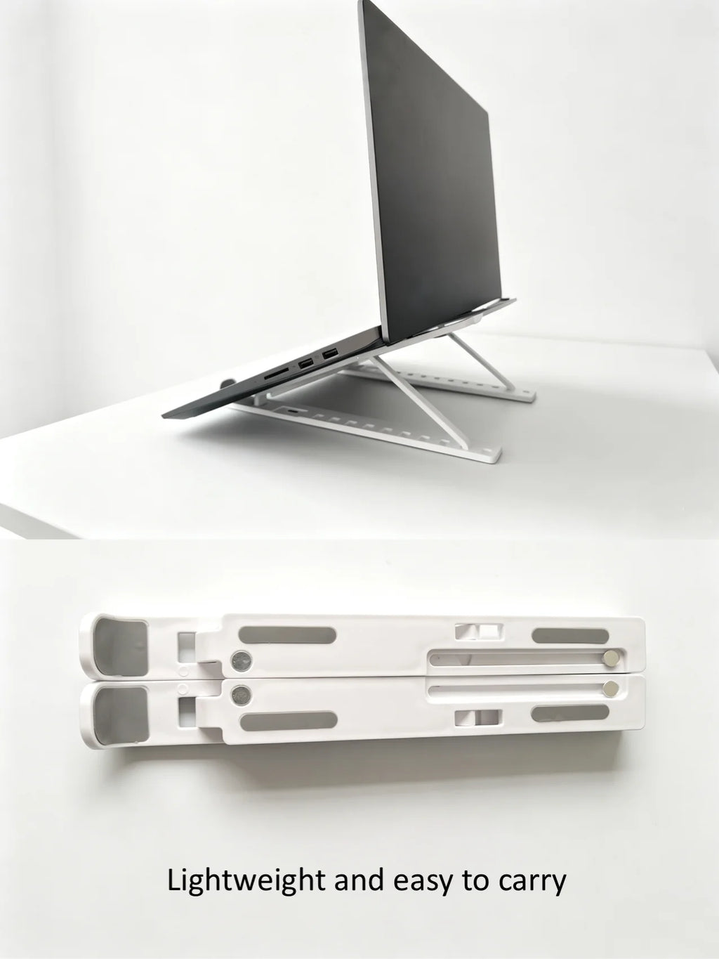 Portable Laptop Stand Foldable Support Base Notebook Stand For Computer Laptop Holder Cooling Pad Riser Macbook Stand Laptop