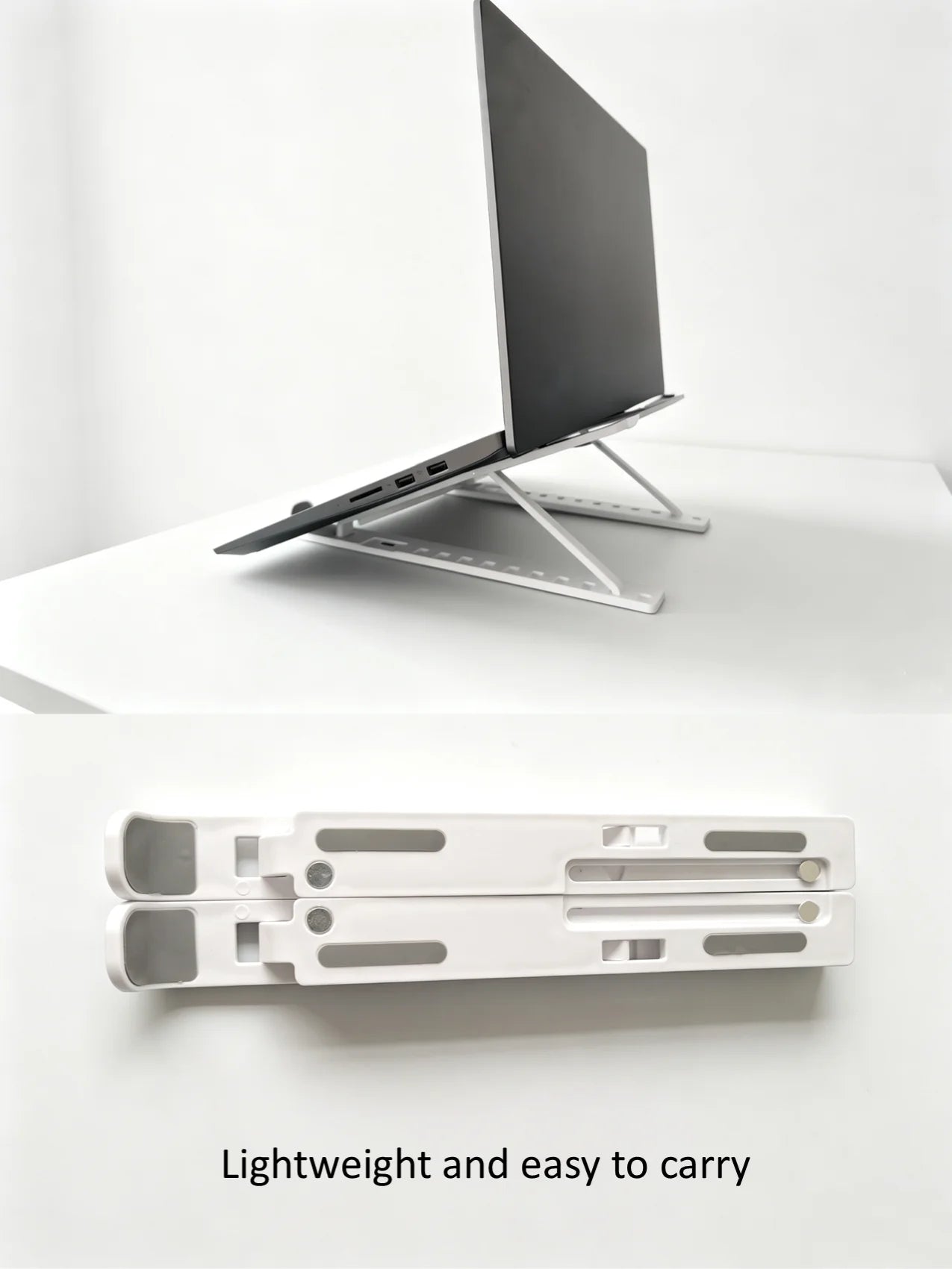 Portable Laptop Stand Foldable Support Base Notebook Stand For Computer Laptop Holder Cooling Pad Riser Macbook Stand Laptop