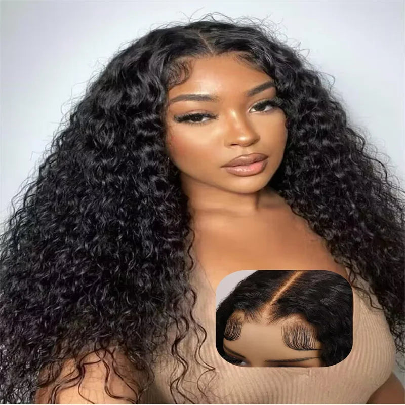 Glueless 5x5 Ready To Wear Deep Wave Hd Lace Clousure Wig Human Hair Pre Plucked 13x6 Hd Frontal Curly Brazilian Wigs For Women