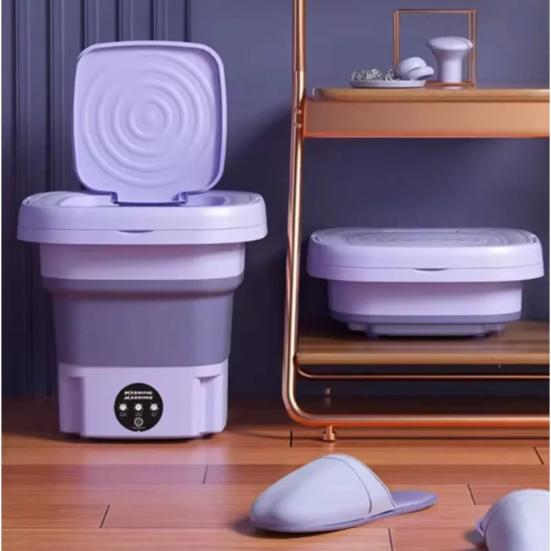 Best-selling folding washing machine - portable and simple - ideal for quick cleaning of underwear, socks during business trips.