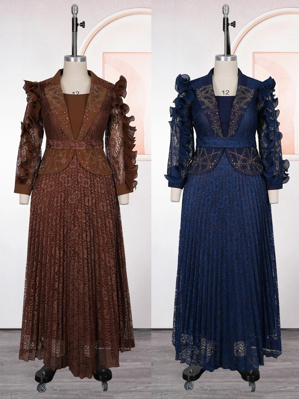Elegant Women Long Dresses 2026 Spring Summer Clothing Pleated Maxi Robes Wedding Party Prom Evening Gowns Birthday Ladies Dress