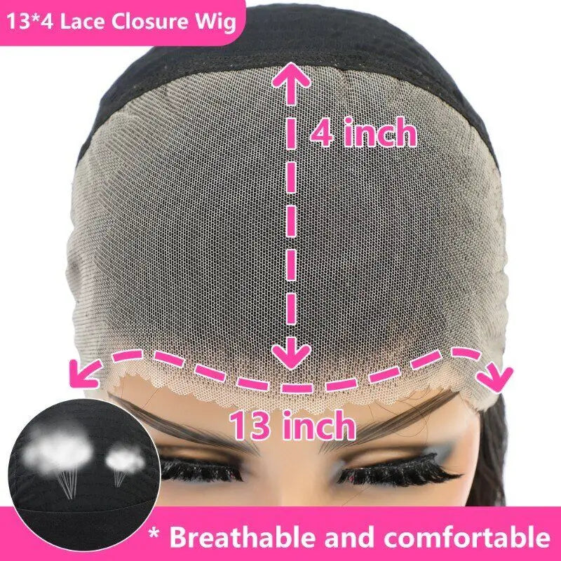 Glueless Wig Body Wave Human Hair Ready To Wear Wigs 4x4 Lace Closure Wig Wear And Go Glueless Wig Pre Plucked