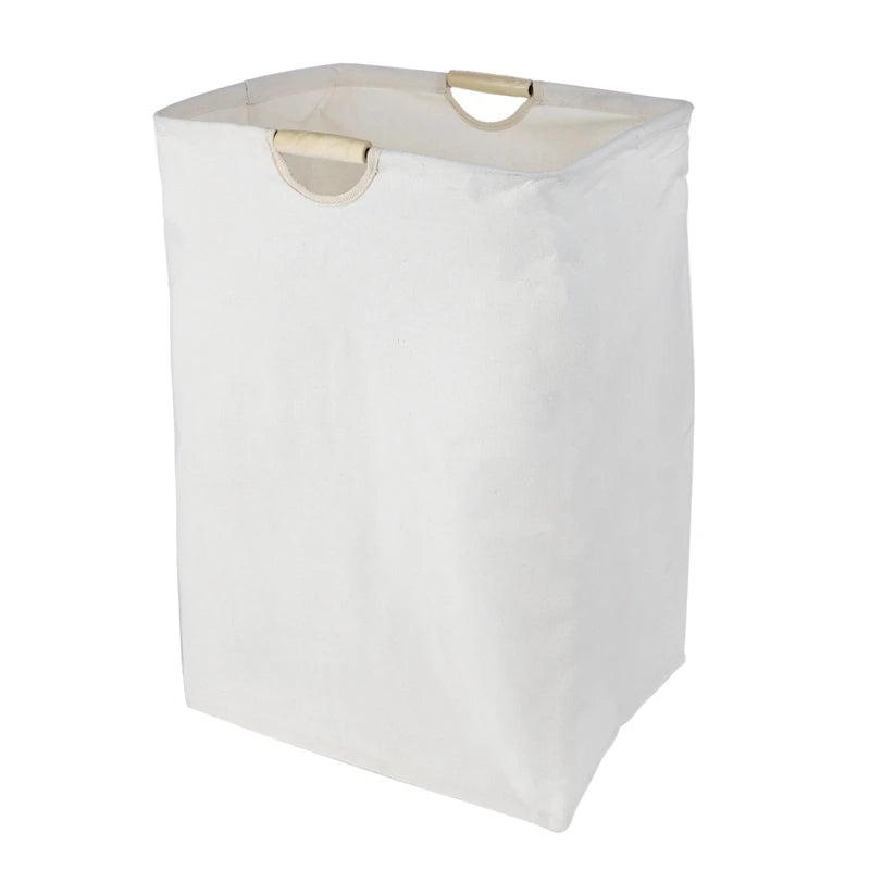 Foldable Laundry Hamper Portable Fabric Dirty Clothes Basket Clothes Storage Basket Household